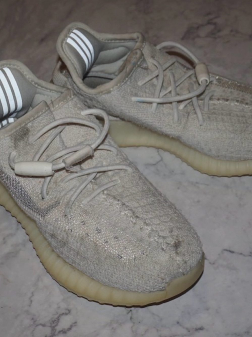 Yeezy 350 Boost V2 Bone White (Kids 13k) - Picture 10 of 11